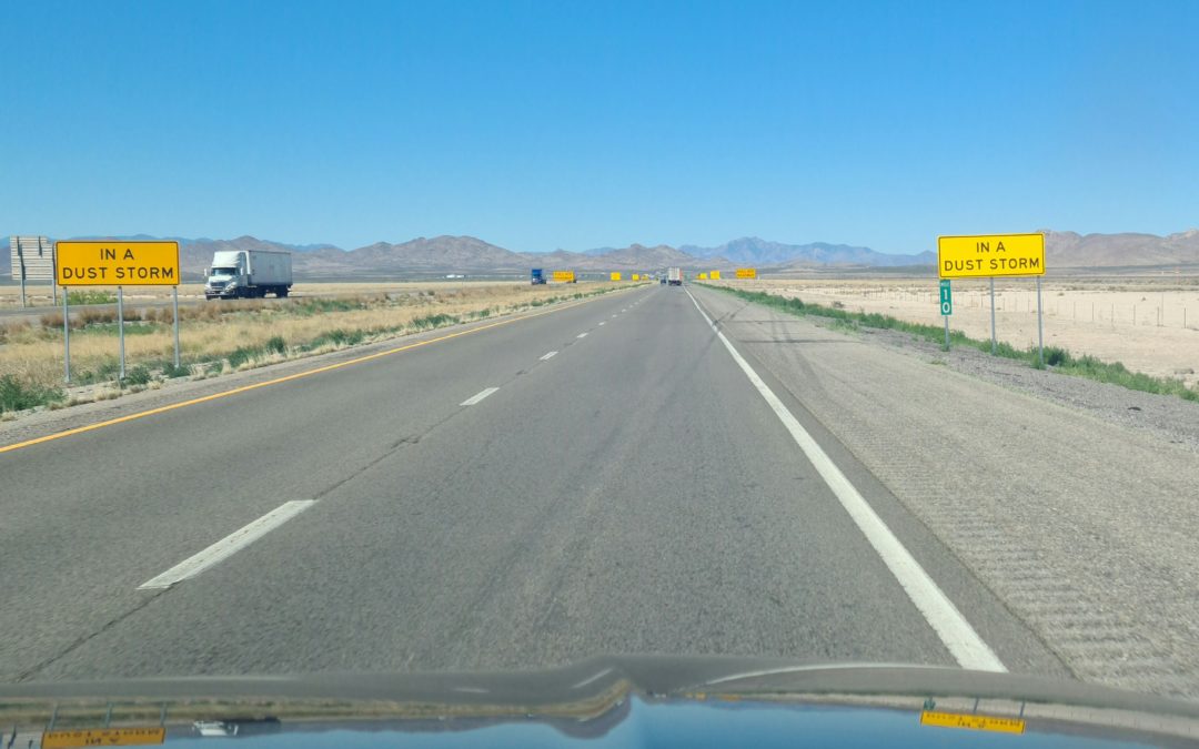 On the road : tornades !